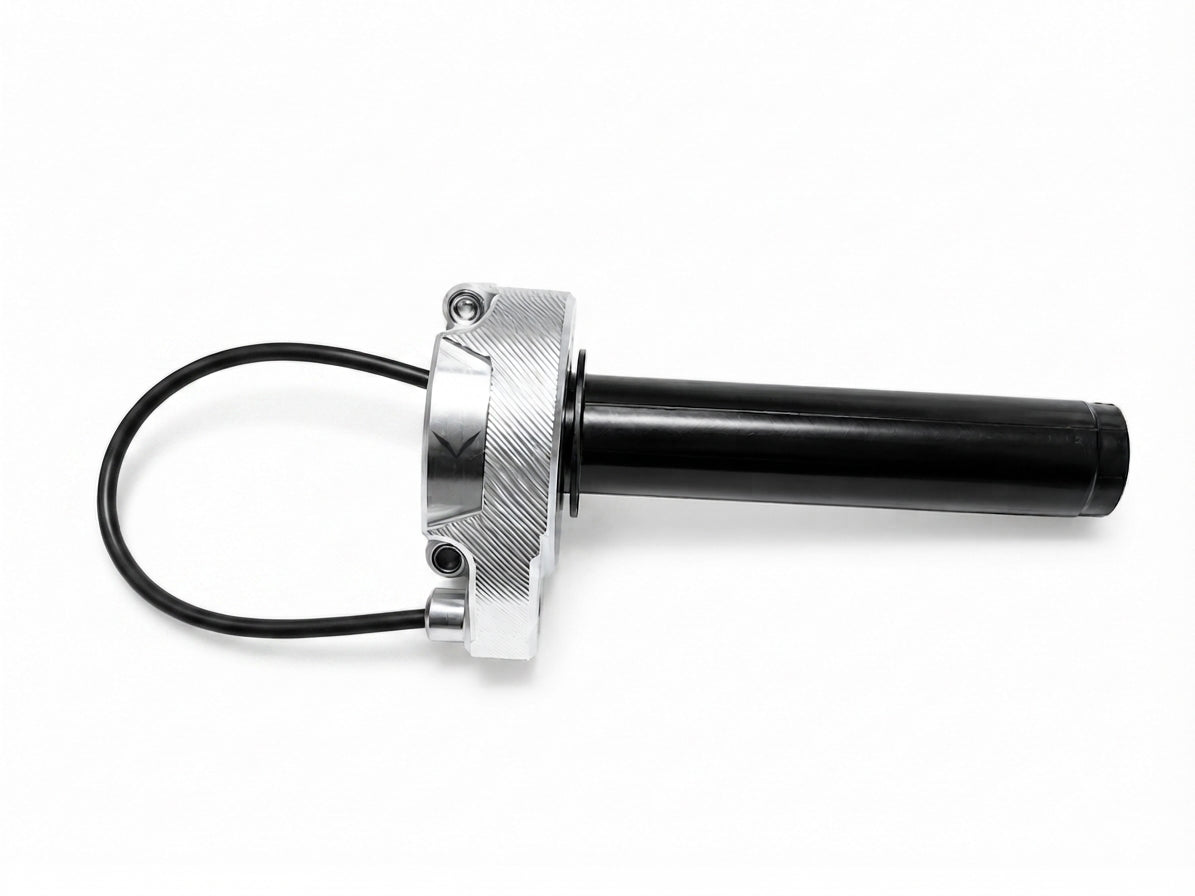 Velterra universal e-bike twist throttle for smooth speed control and power delivery.