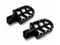 Heavy-duty aluminum e-moto footpegs with high-grip teeth for Surron and Talaria.